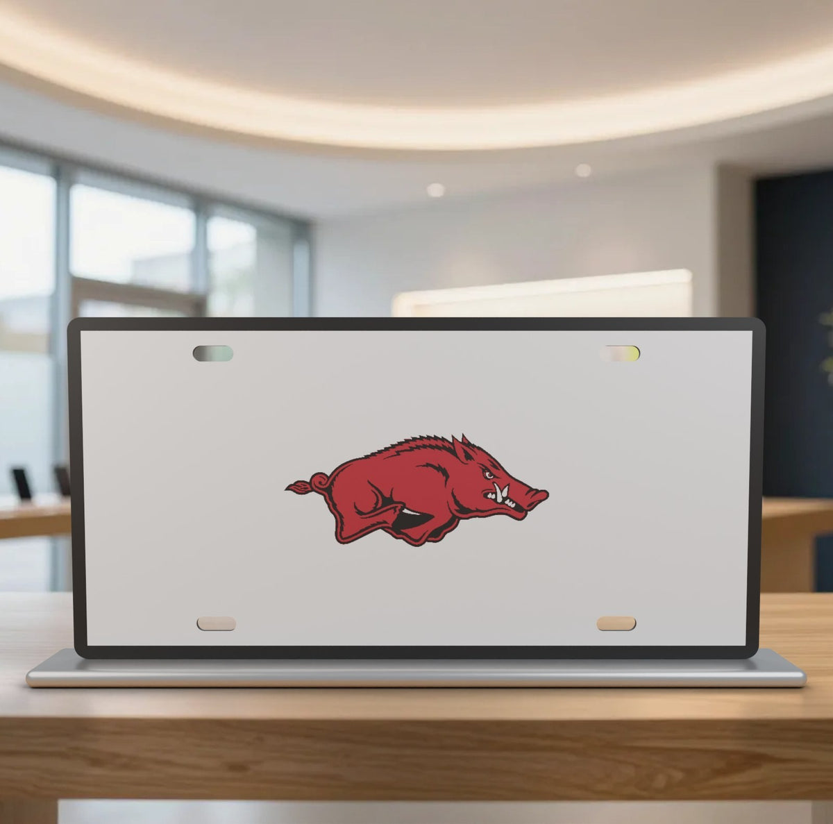 Arkansas Razorbacks Hogs License Plate Car Tag 12x6 Front