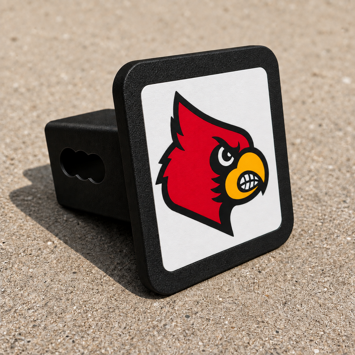 Louisville Cardinals Trailer Hitch Cover 2 Inch Receiver