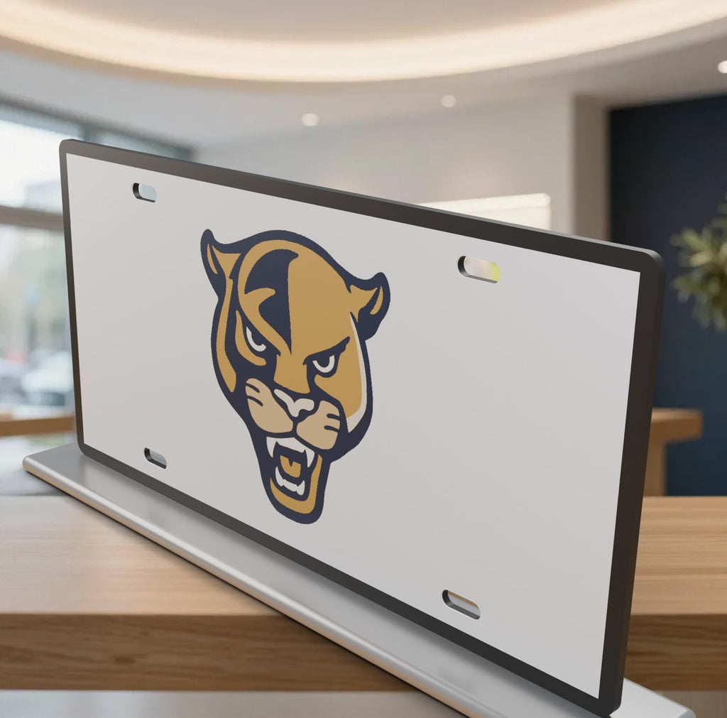 Florida International Panthers FIU License Plate Car Tag 12x6 Front