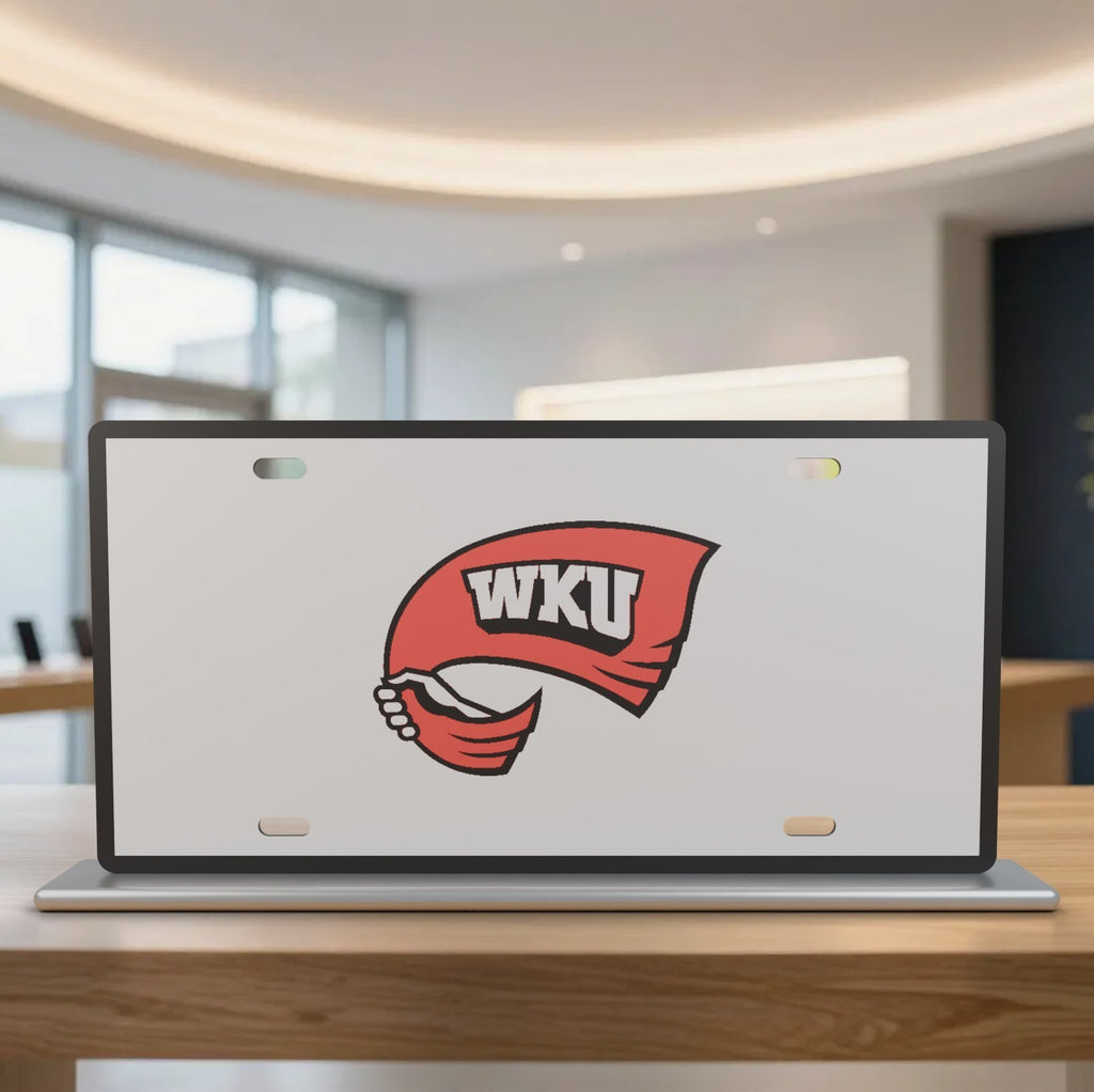 Western Kentucky Hilltoppers WKU License Plate Car Tag 12x6 Front