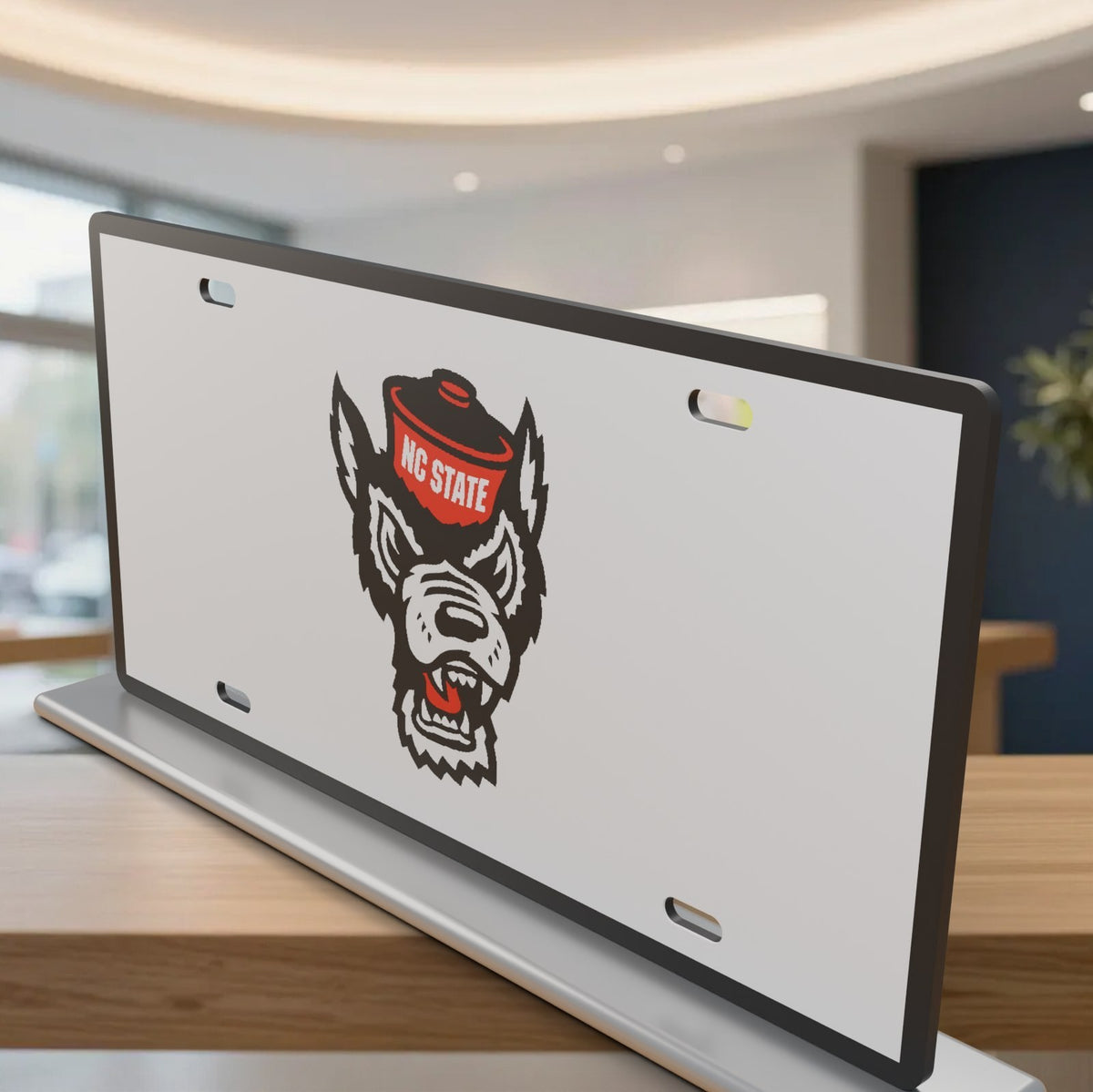 NC State Wolfpack College Football License Plate Car Tag 12x6 Front Novelty