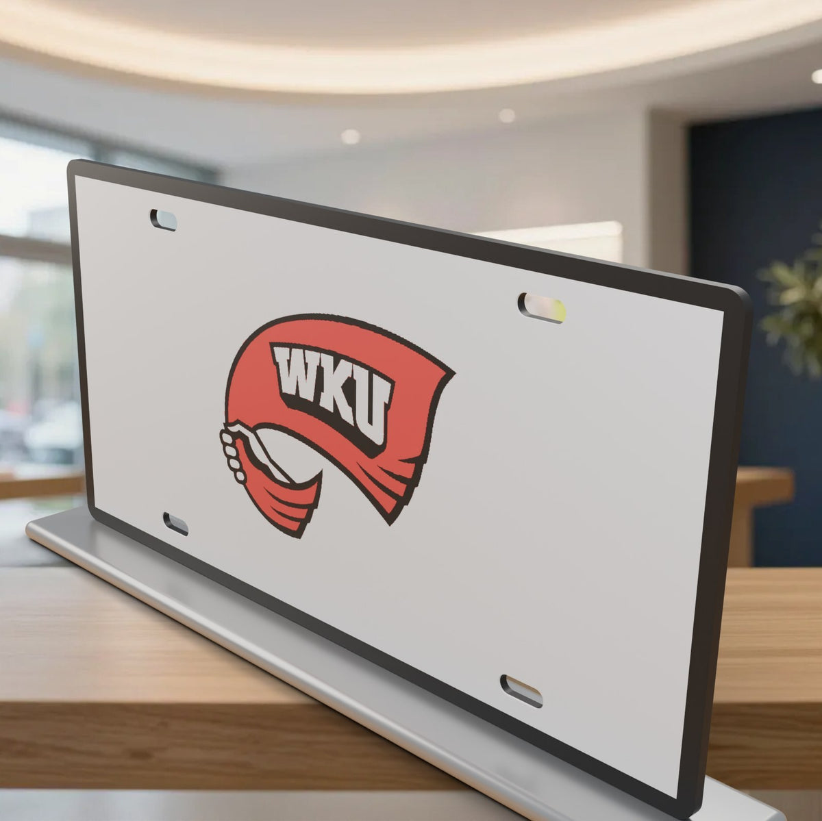Western Kentucky Hilltoppers WKU License Plate Car Tag 12x6 Front