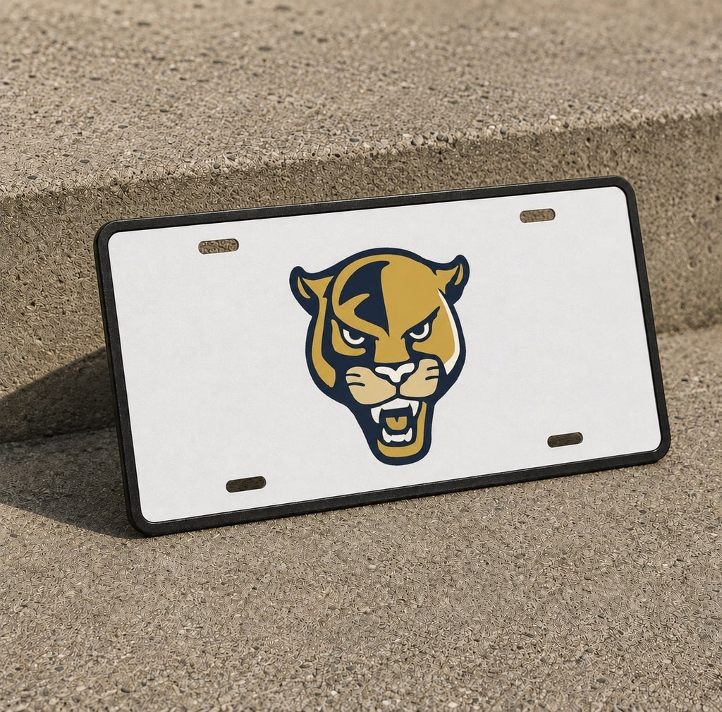 Florida International Panthers FIU License Plate Car Tag 12x6 Front