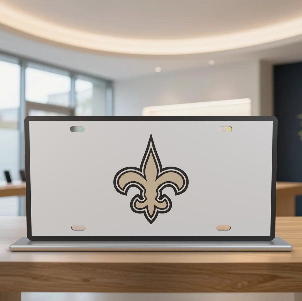New Orleans Saints Football License Plate Car Tag 12x6 Front Novelty Vanity
