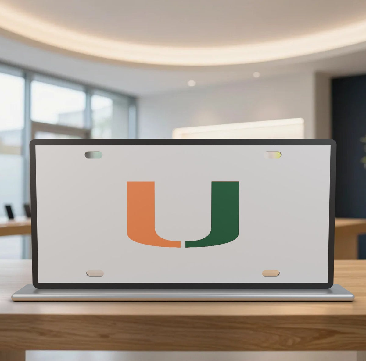 Miami Hurricanes Canes License Plate Car Tag 12x6 Front