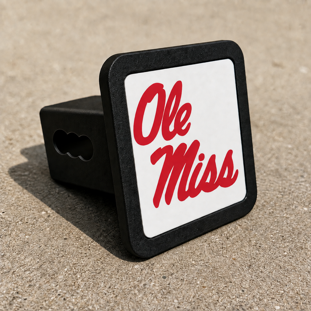 Ole Miss Rebels Trailer Hitch Cover 2 Inch Receiver
