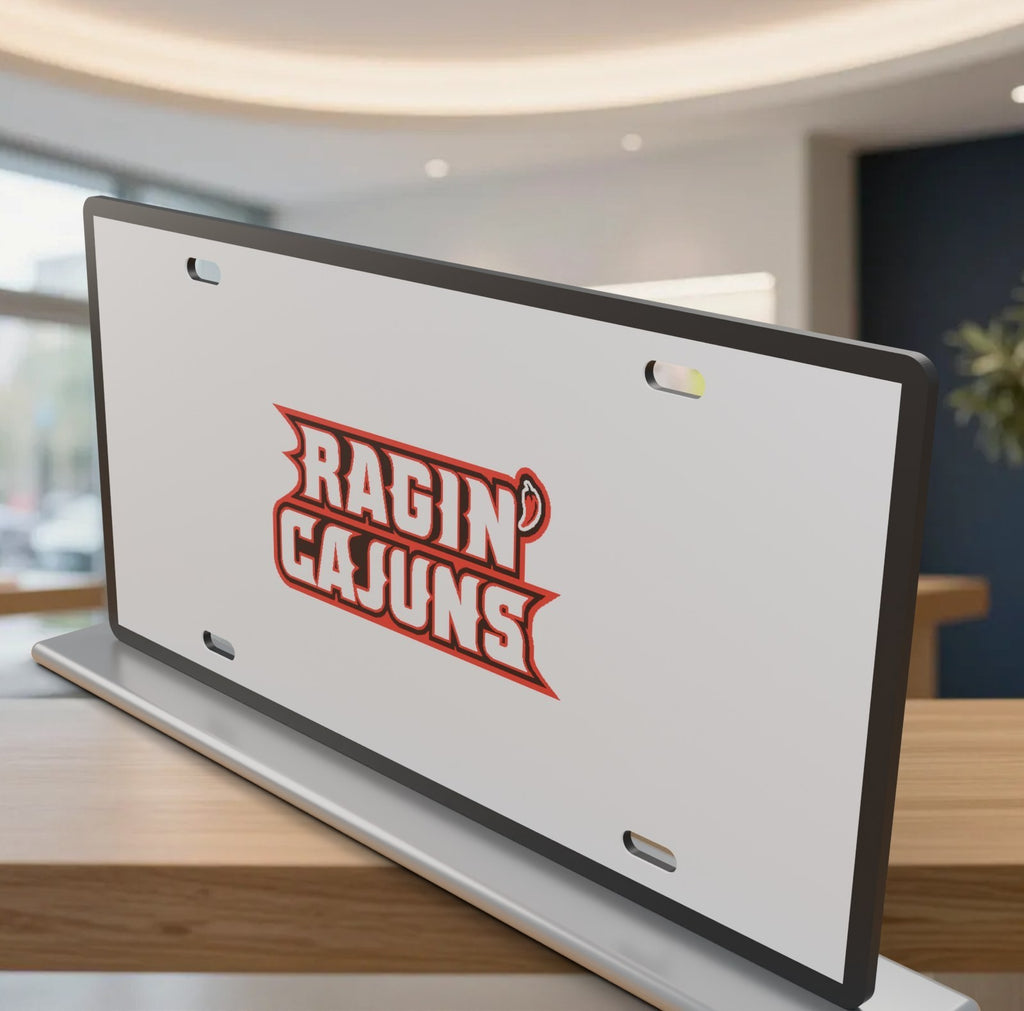 Louisiana Ragin' Cajuns College Football License Plate Car Tag 12x6 Front