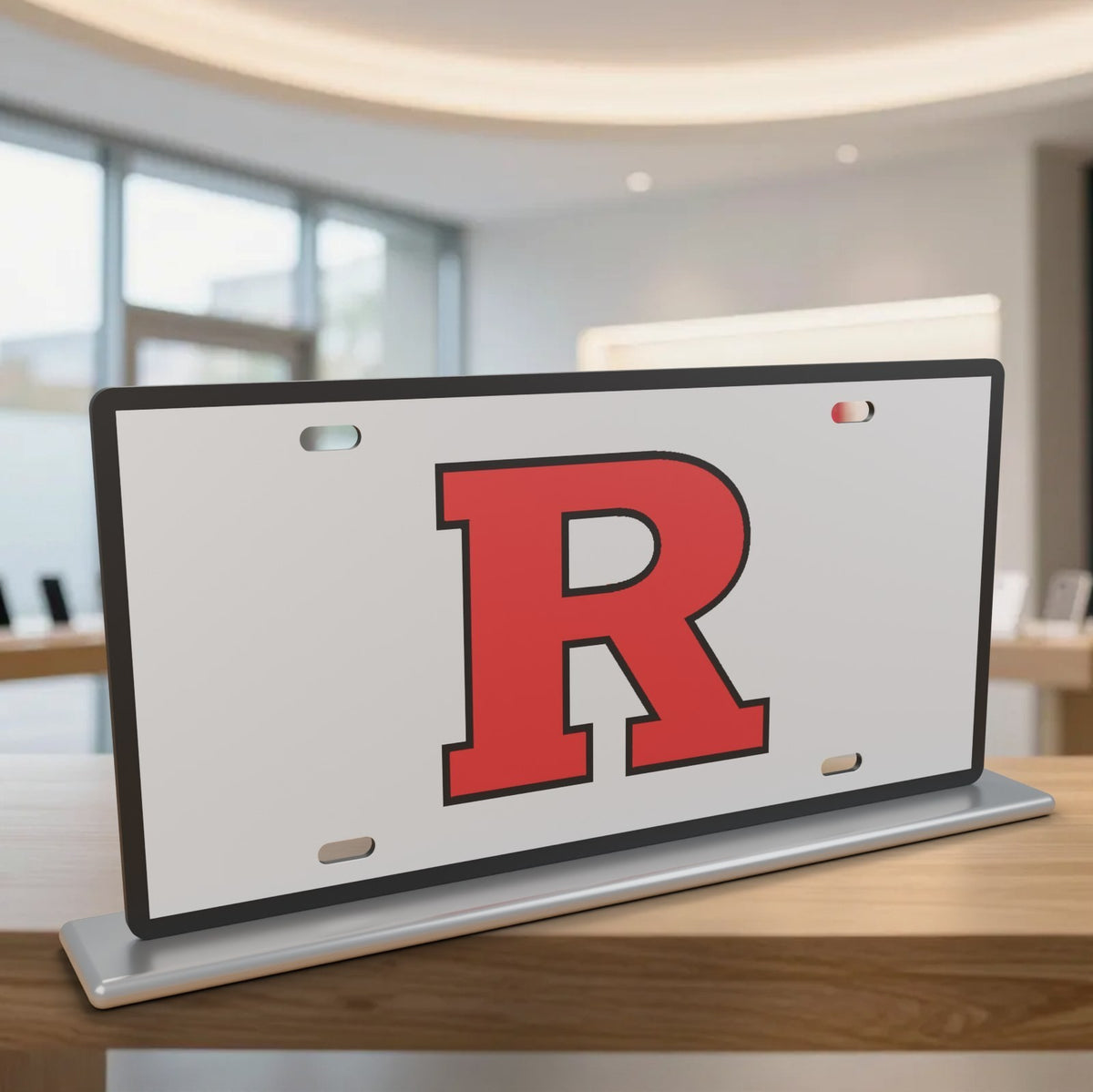 Rutgers Scarlet Knights College Football License Plate Car Tag 12x6 Front
