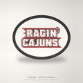 Louisiana Ragin Cajuns Oval Trailer Hitch Cover 2 Inch Receiver