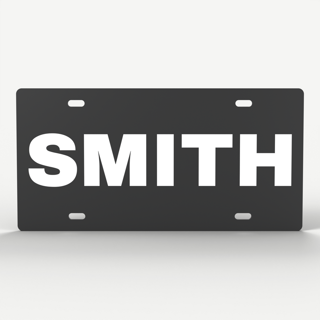 Personalized Custom License Plate Car Tag 12x6 Your Name Text Front Vanity