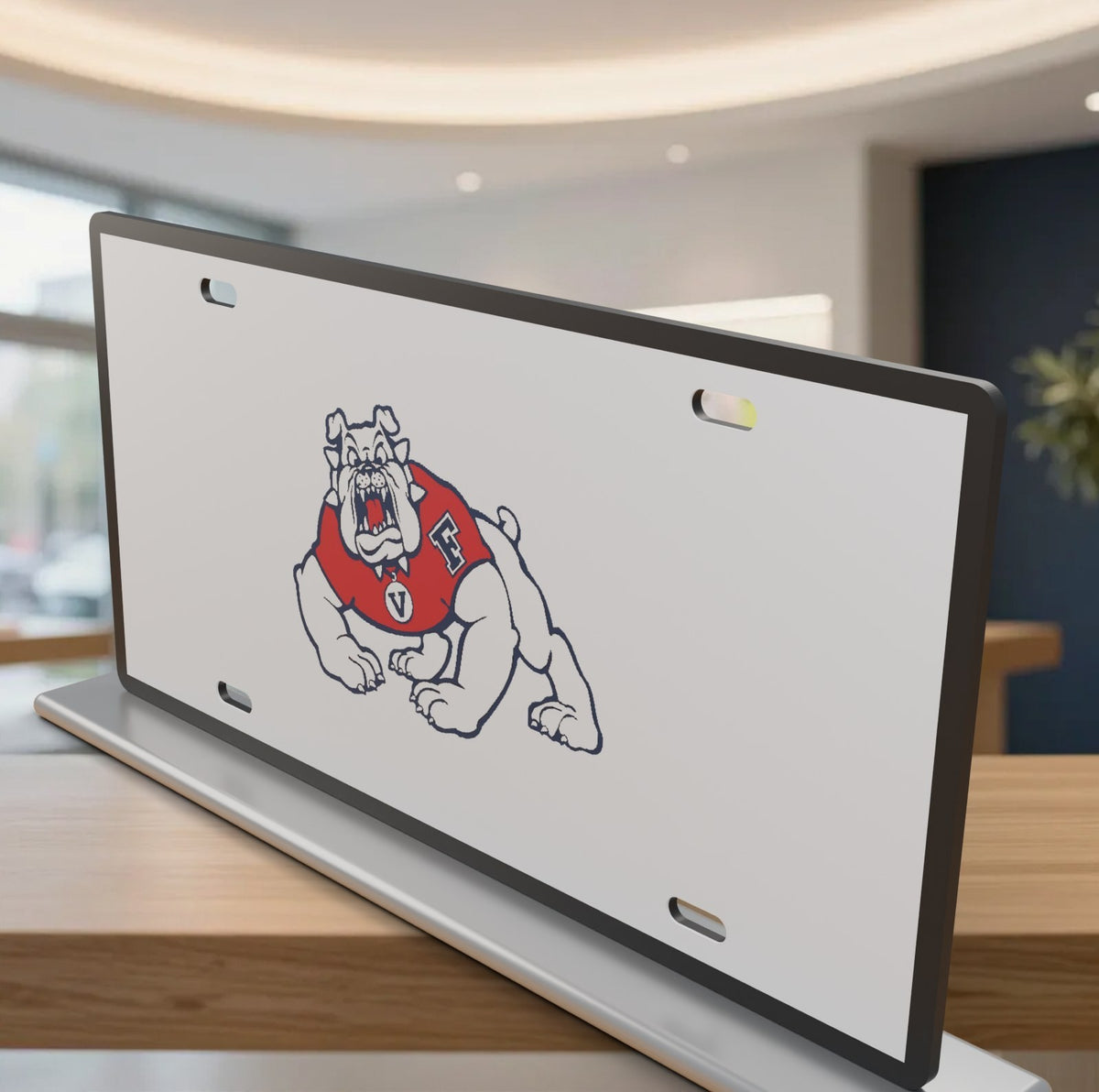 Fresno State Bulldogs College Football License Plate Car Tag 12x6 Front Novelty