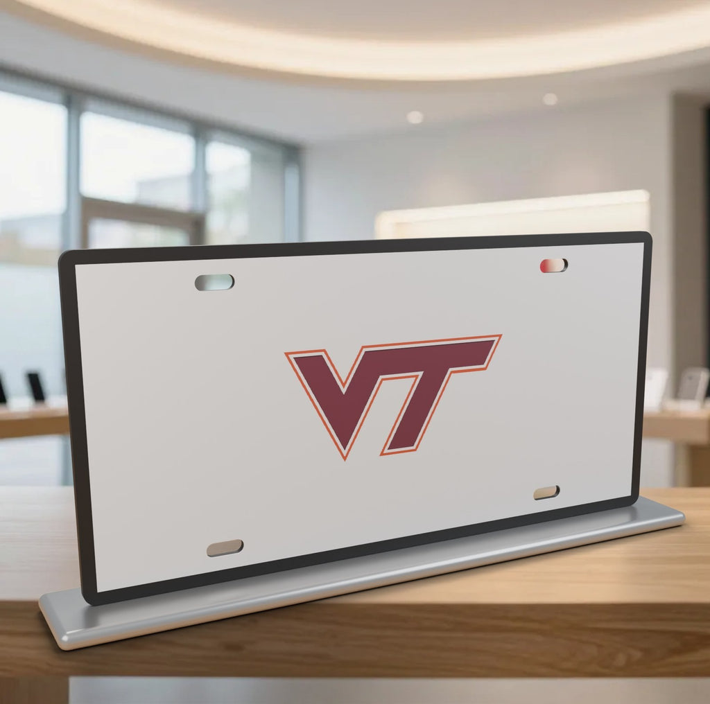 Virginia Tech Hokies VT License Plate Car Tag 12x6 Front