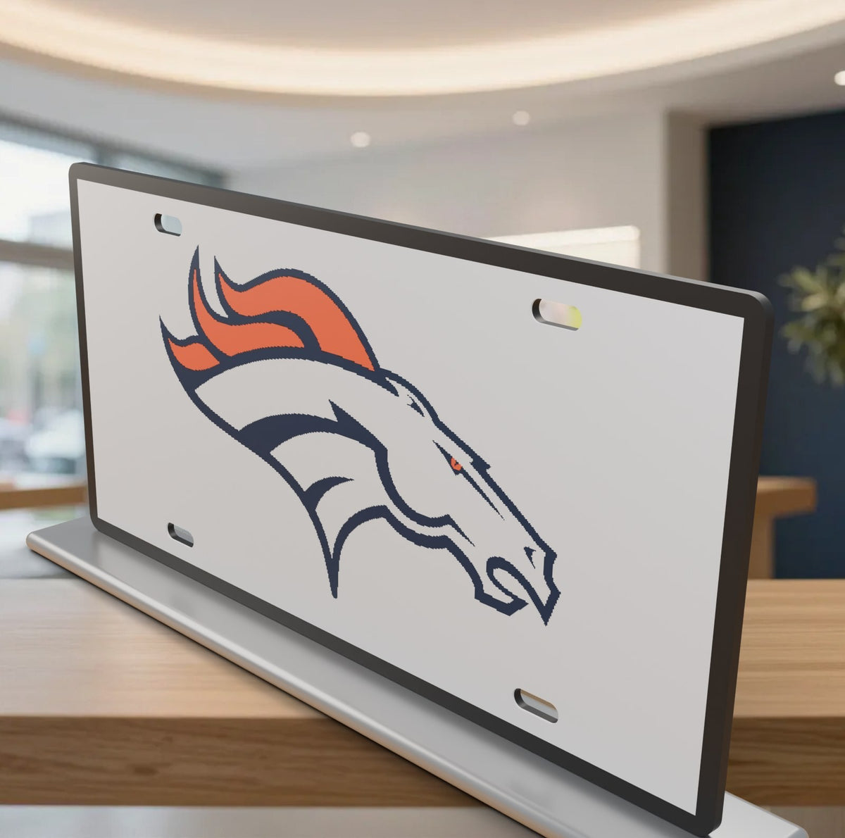Denver Broncos Football License Plate Car Tag 12x6 Front Novelty Vanity
