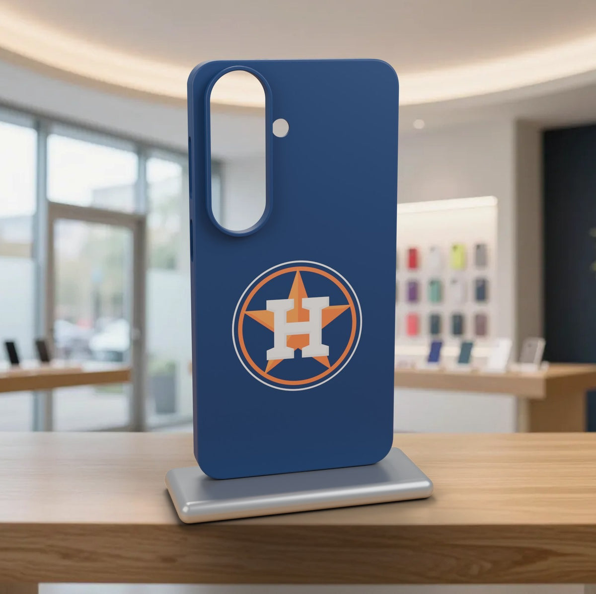 Houston Astros Phone Case for iPhone 17 Pro Max Samsung Galaxy S26 Cover Slim