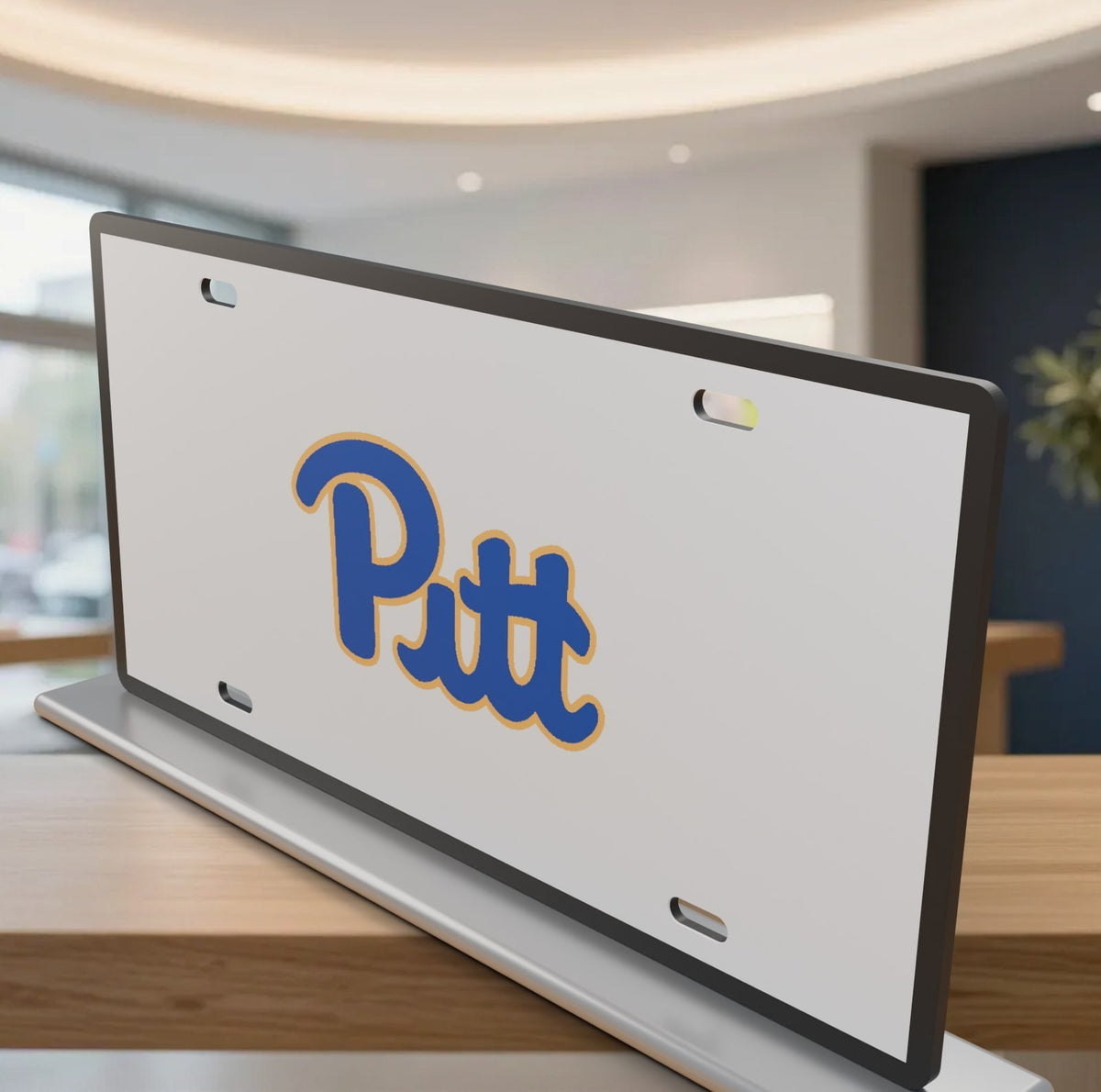 Pittsburgh Panthers Pitt License Plate Car Tag 12x6 Front