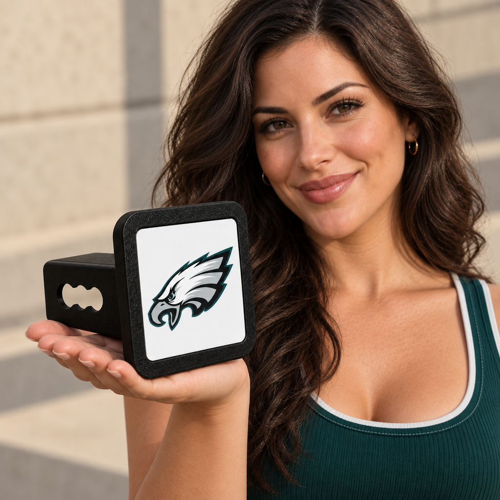 Philadelphia Eagles NFL Trailer Hitch Cover 2 Inch Receiver