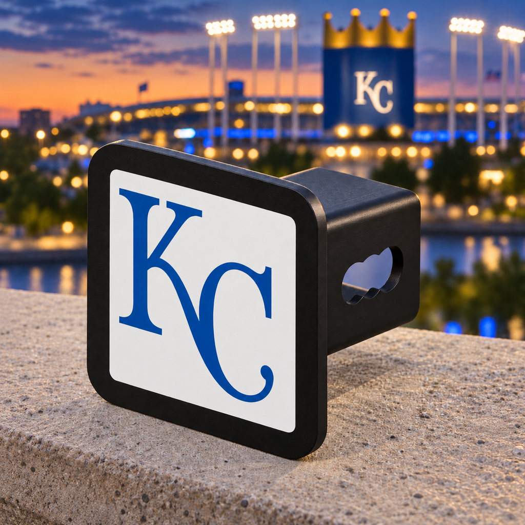 Kansas City Royals MLB Baseball Trailer Hitch Cover 2 Inch Receiver