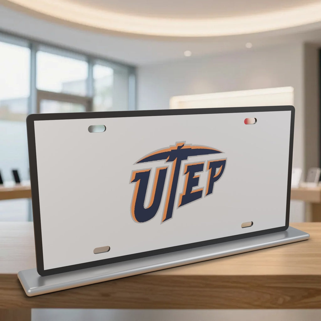 UTEP Miners College Football License Plate Car Tag 12x6 Front Novelty Vanity