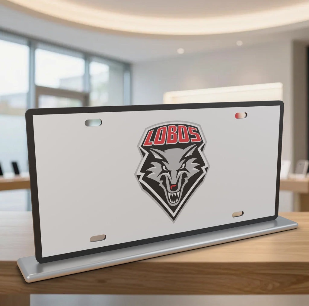 New Mexico Lobos UNM License Plate Car Tag 12x6 Front