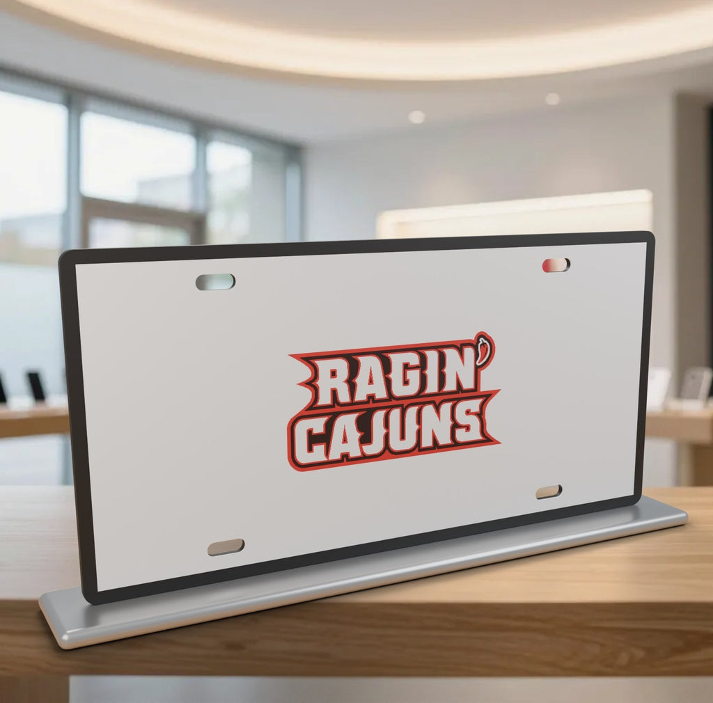 Louisiana Ragin' Cajuns College Football License Plate Car Tag 12x6 Front