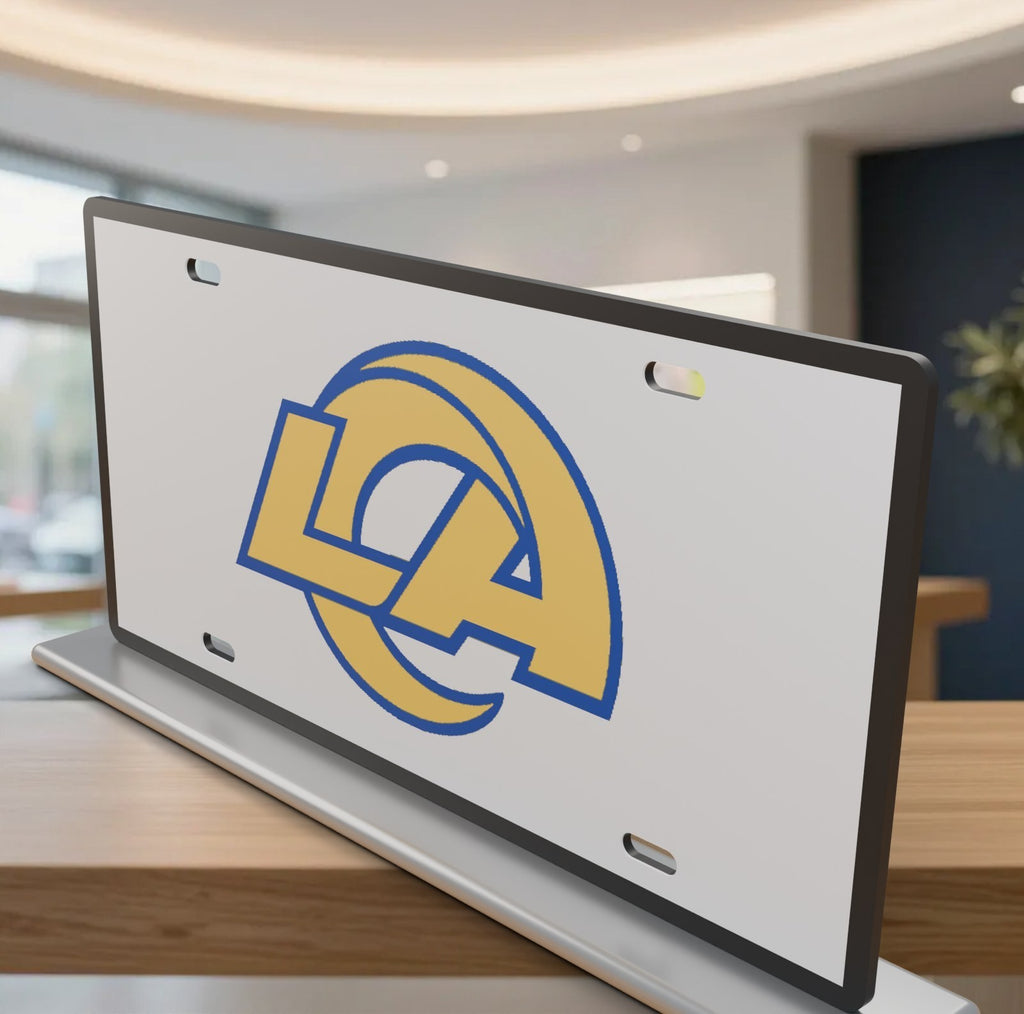 Los Angeles Rams Football License Plate Car Tag 12x6 Front Novelty Vanity