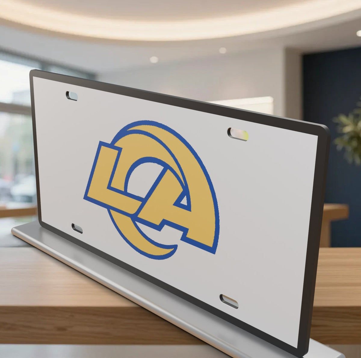 Los Angeles Rams Football License Plate Car Tag 12x6 Front Novelty Vanity