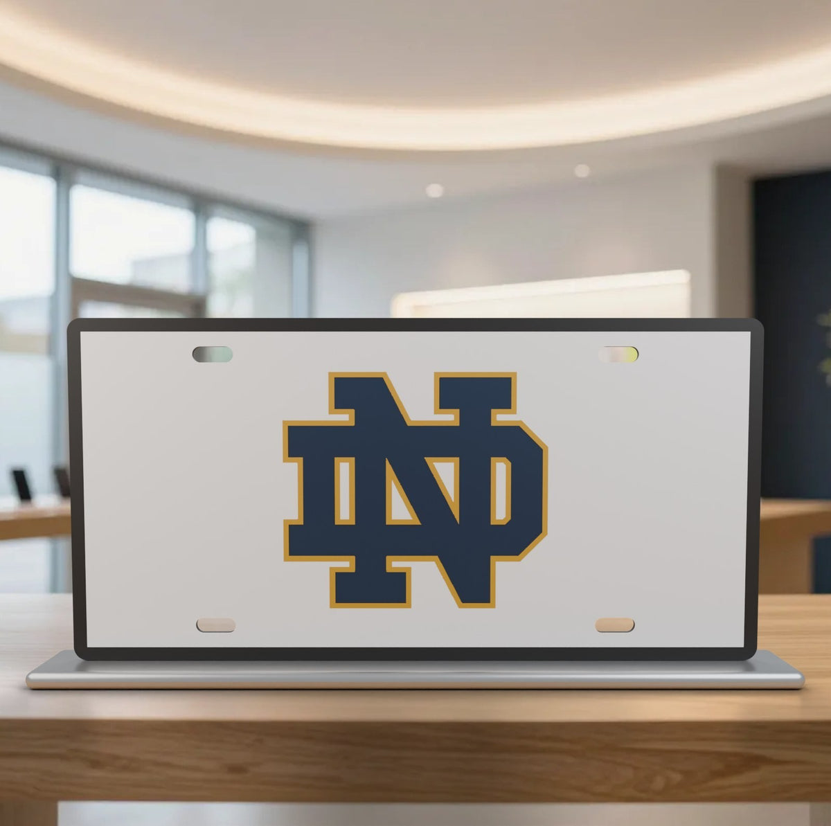 Notre Dame Fighting Irish College Football License Plate Car Tag 12x6 Front