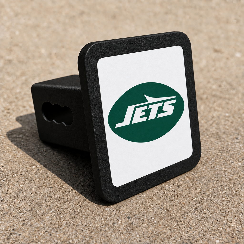 New York Jets NFL Trailer Hitch Cover 2 Inch Receiver