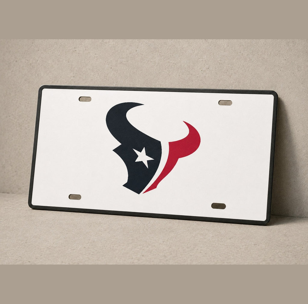 Houston Texans Football License Plate Car Tag 12x6 Front Novelty Vanity