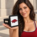 Arkansas Razorbacks Hogs Trailer Hitch Cover 2 Inch Receiver
