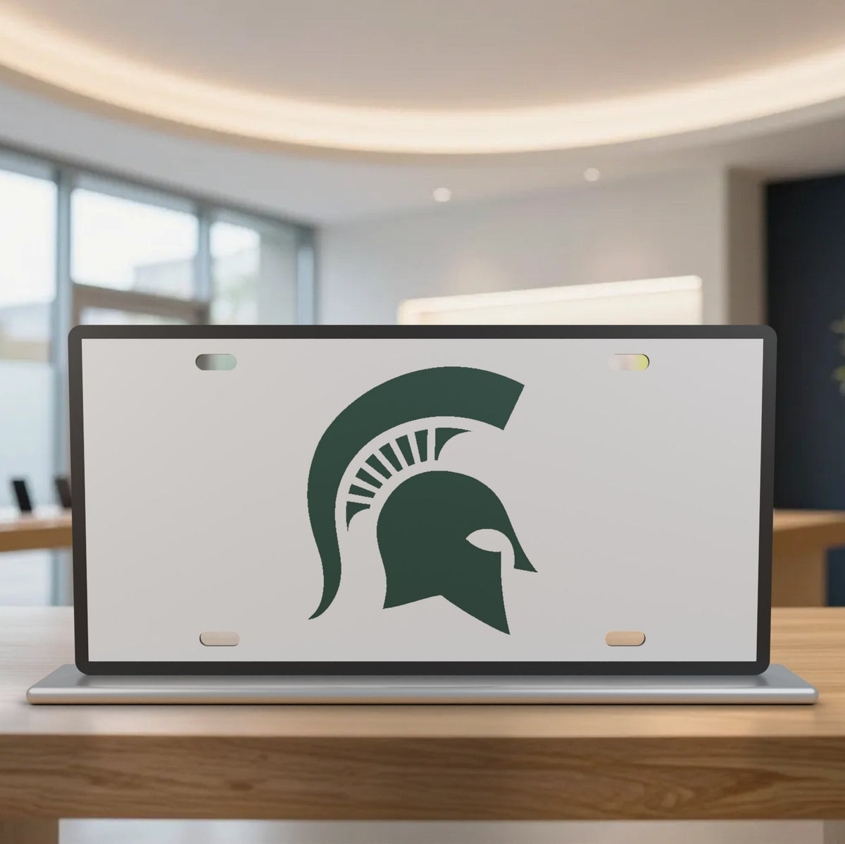 Michigan State Spartans MSU License Plate Car Tag 12x6 Front
