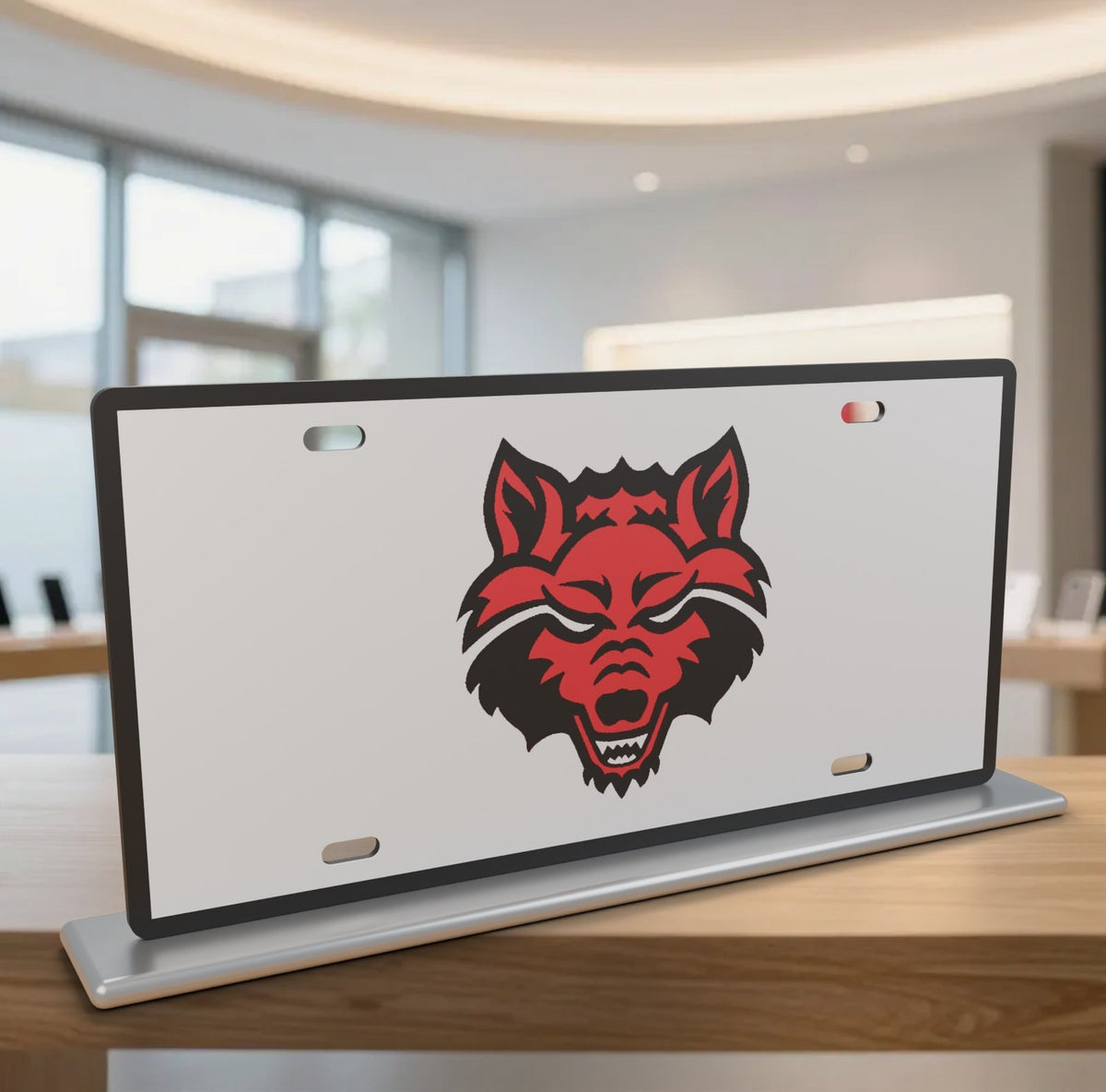 Arkansas State Red Wolves College Football License Plate Car Tag 12x6 Front