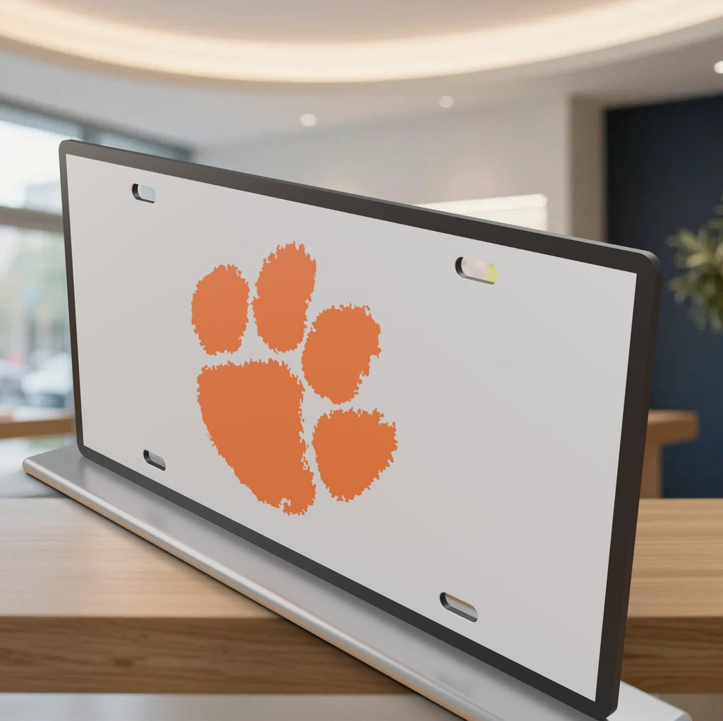 Clemson Tigers College Football License Plate Car Tag 12x6 Front Novelty Vanity