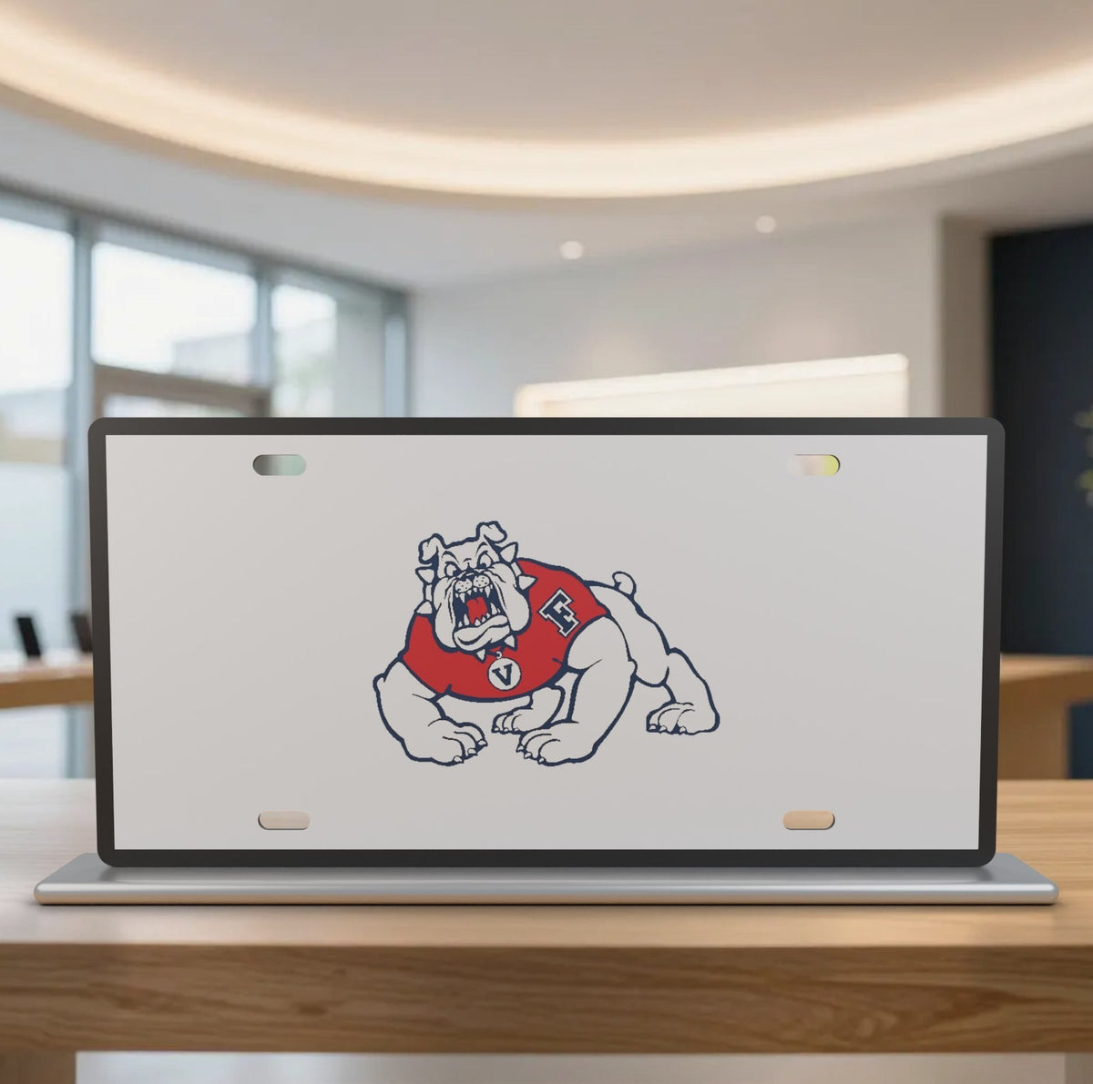 Fresno State Bulldogs College Football License Plate Car Tag 12x6 Front Novelty