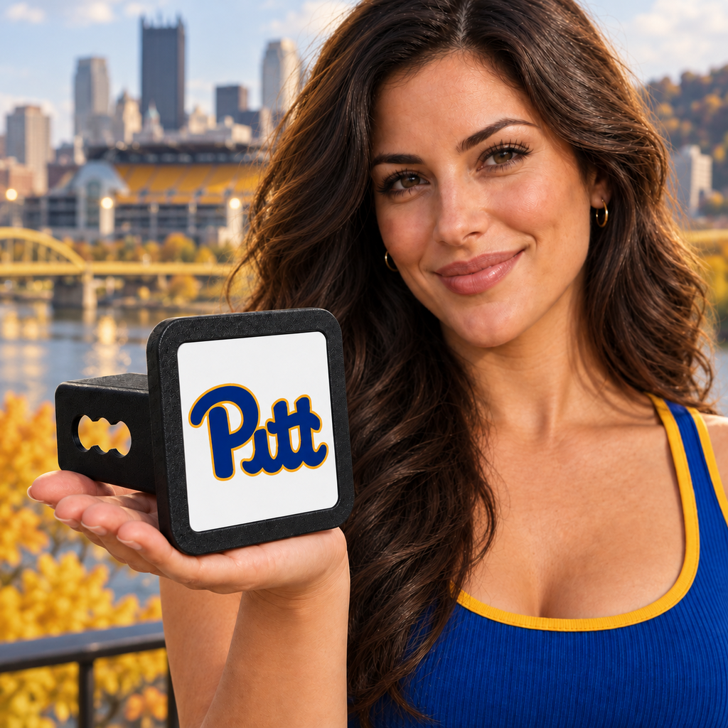 Pittsburgh Panthers Pitt Trailer Hitch Cover 2 Inch Receiver