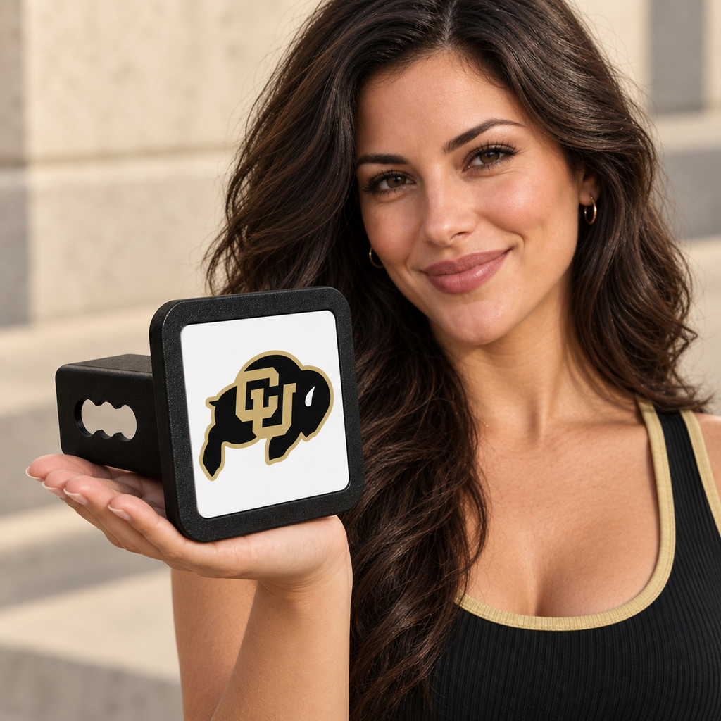 Colorado Buffaloes CU Buffs Trailer Hitch Cover 2 Inch Receiver