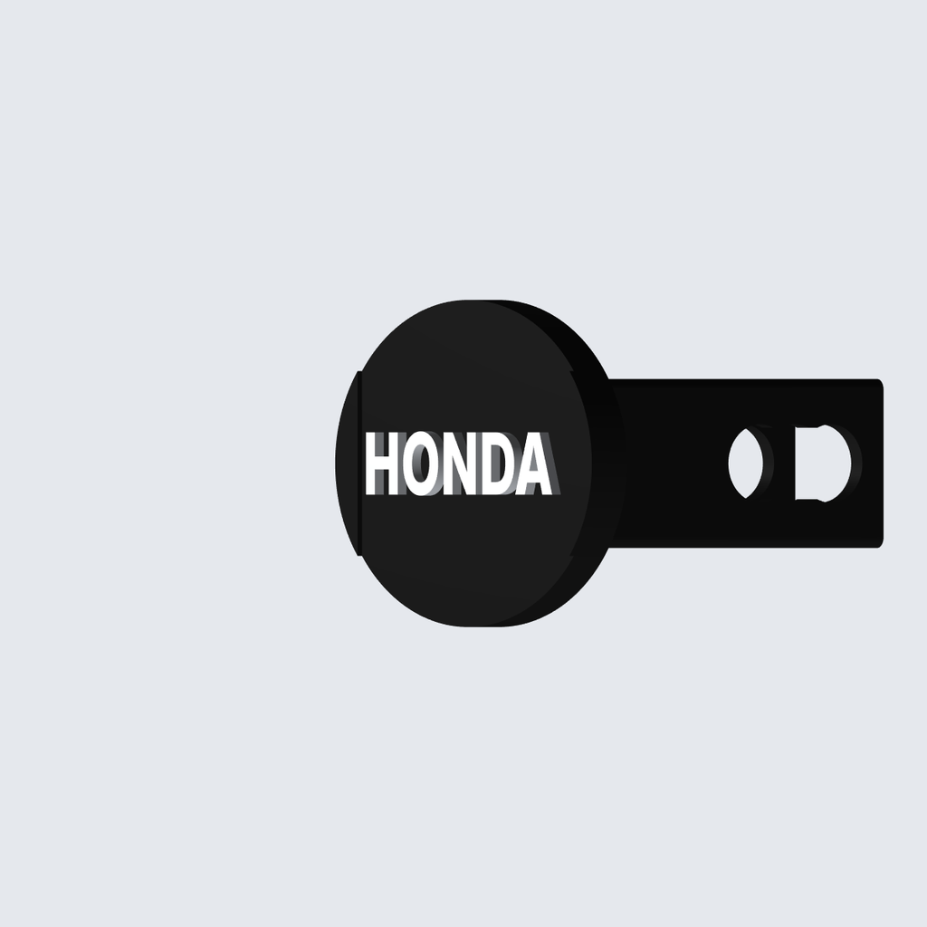 Honda oval trailer hitch cover view 11