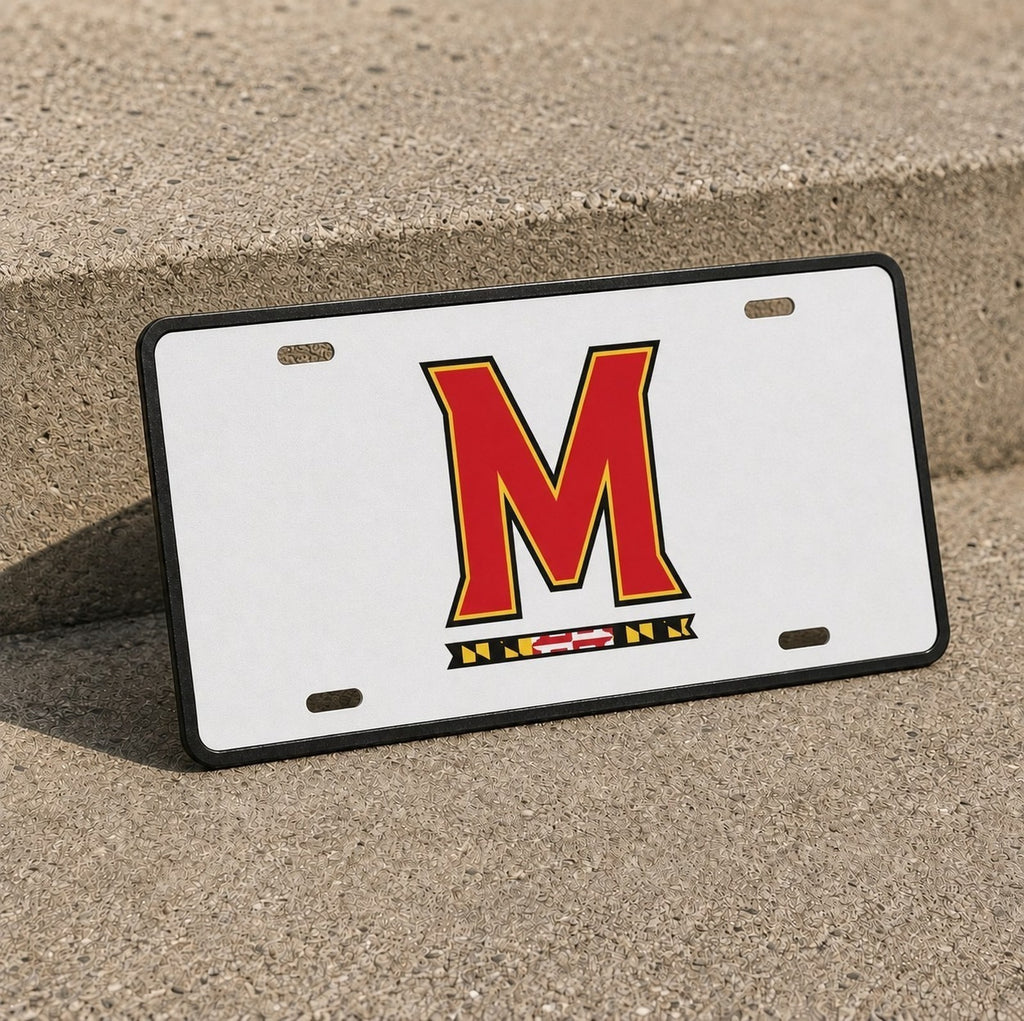 Maryland Terrapins Terps License Plate Car Tag 12x6 Front