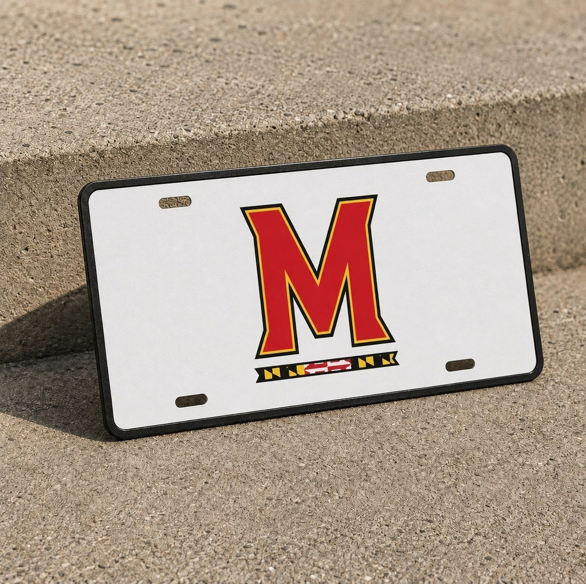 Maryland Terrapins Terps License Plate Car Tag 12x6 Front