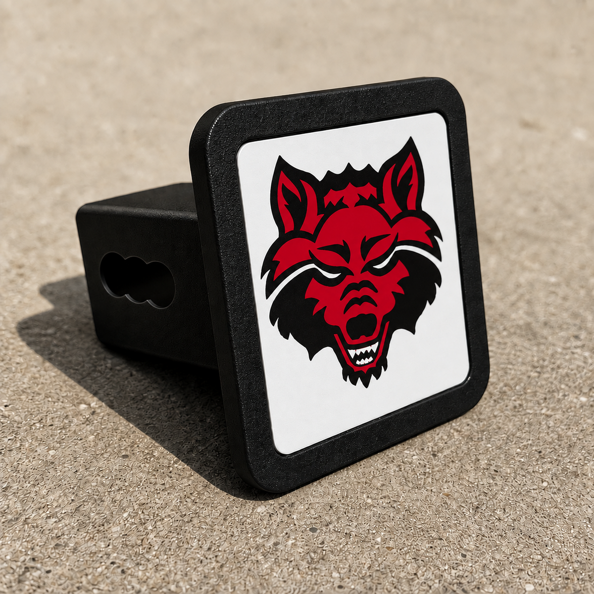 Arkansas State Red Wolves Trailer Hitch Cover 2 Inch Receiver