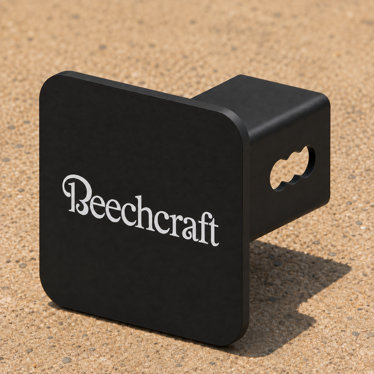 Beechcraft Logo Hitch Cover 2 Inch Receiver Black Trailer Truck SUV Tow