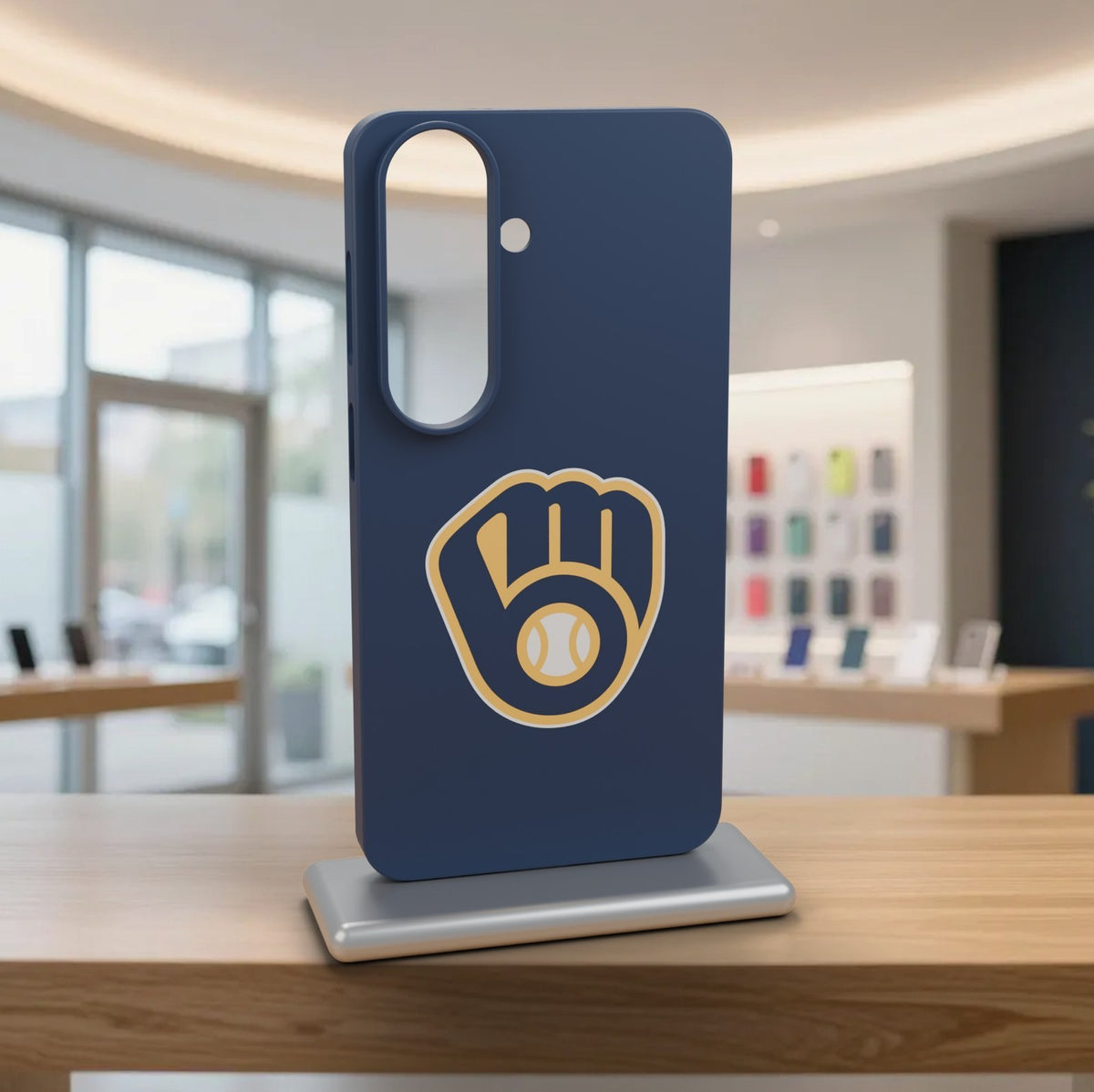 Milwaukee Brewers Phone Case for iPhone 17 Pro Max Samsung Galaxy S26 Cover Slim