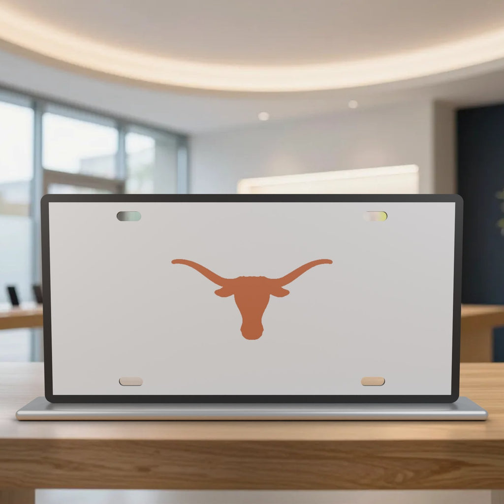 Texas Longhorns College Football License Plate Car Tag 12x6 Front Novelty Vanity