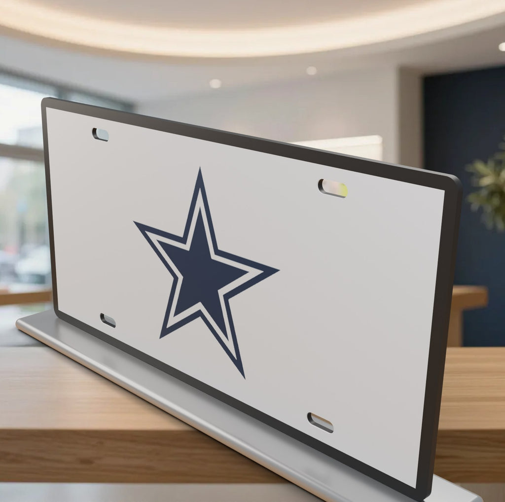 Dallas Cowboys Football License Plate Car Tag 12x6 Front Novelty Vanity