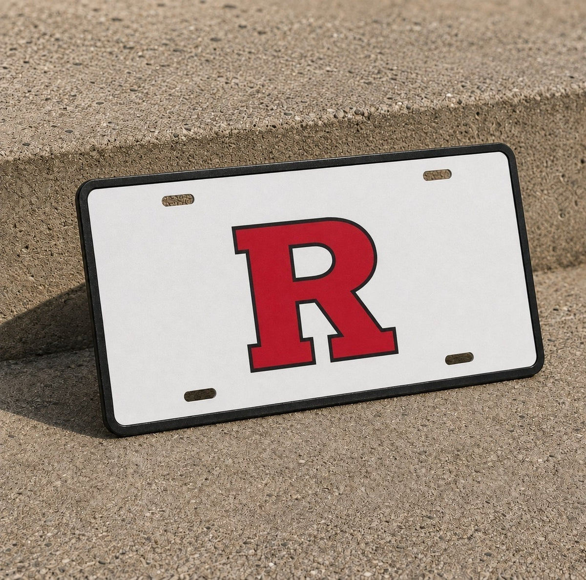 Rutgers Scarlet Knights College Football License Plate Car Tag 12x6 Front