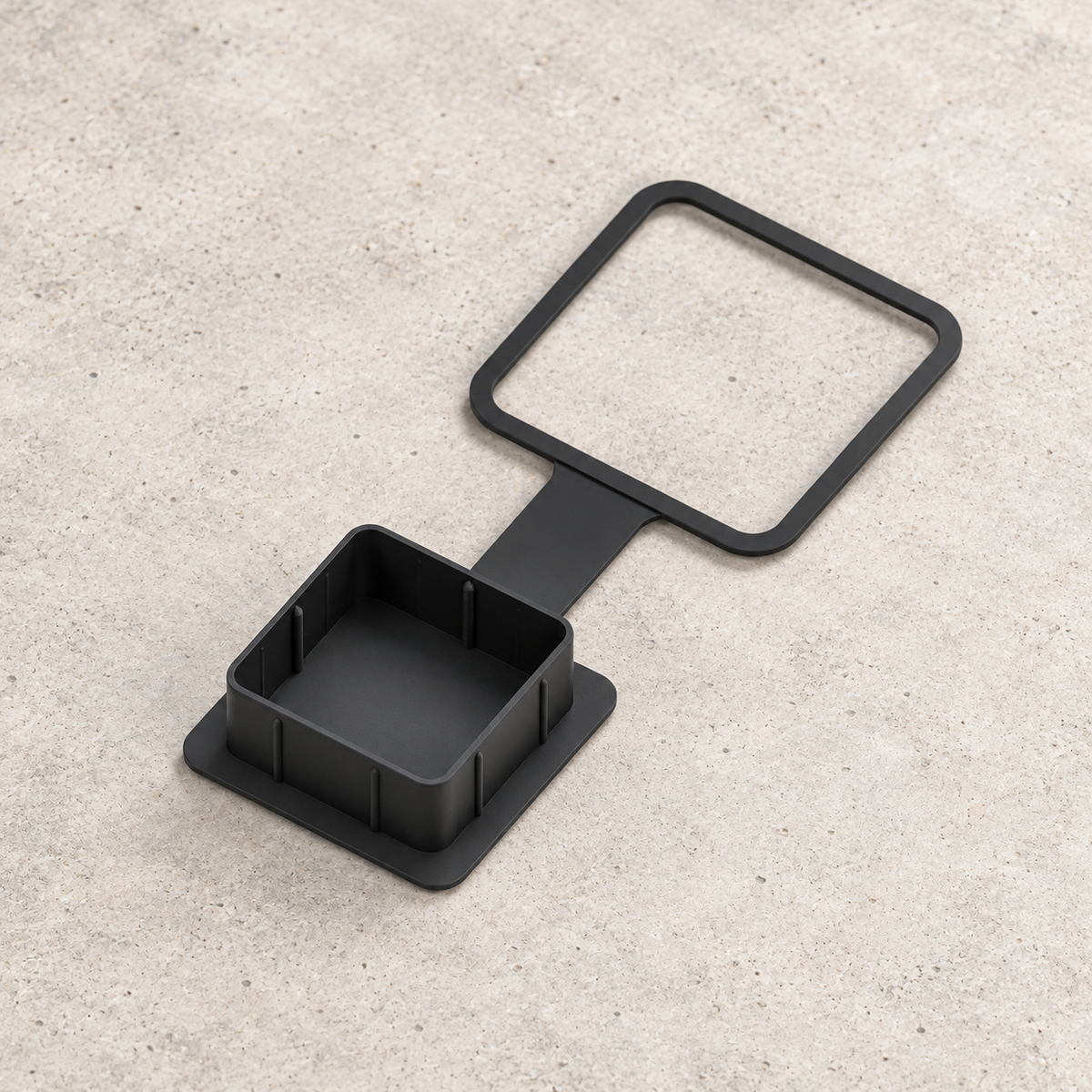 Trailer Hitch Cover Plug 2 Inch Receiver Black Cap Truck SUV Tow