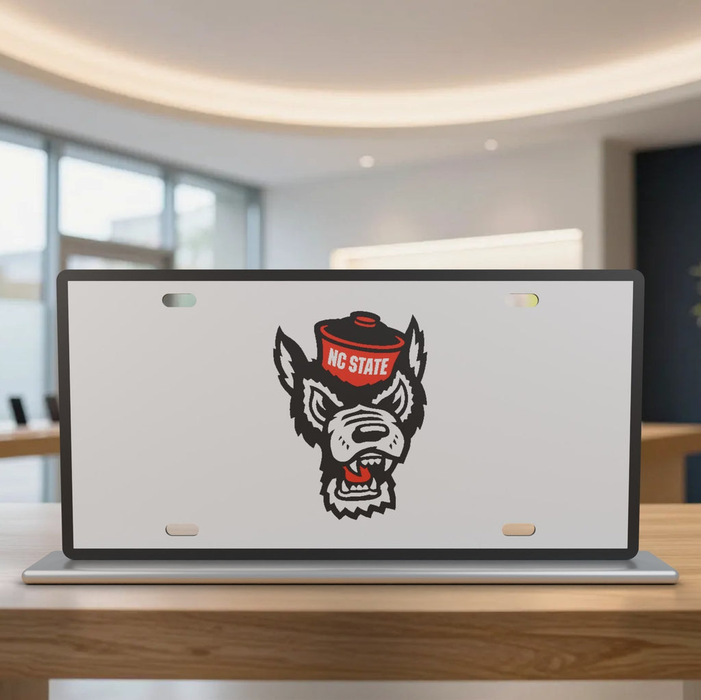 NC State Wolfpack College Football License Plate Car Tag 12x6 Front Novelty