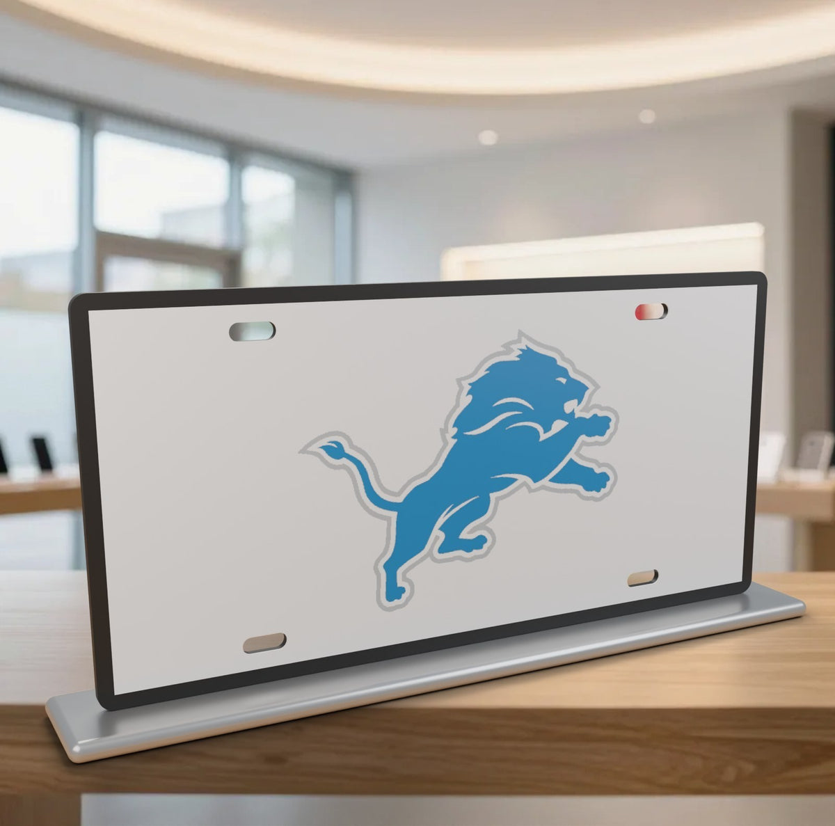 Detroit Lions Football License Plate Car Tag 12x6 Front Novelty Vanity