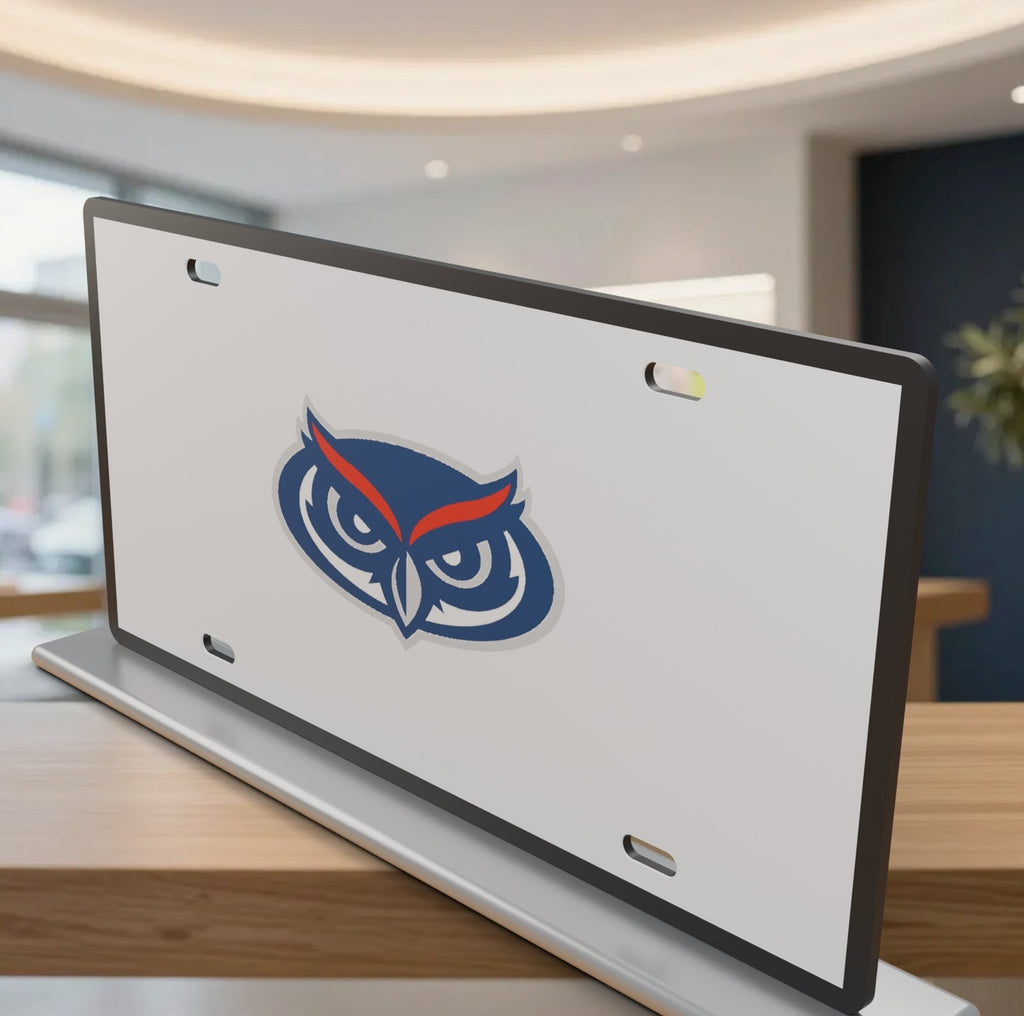 Florida Atlantic Owls FAU License Plate Car Tag 12x6 Front