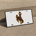 Wyoming Cowboys College Football License Plate Car Tag 12x6 Front Novelty Vanity